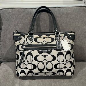 Coach Daisy Signature Canvas Tote Bag F23938